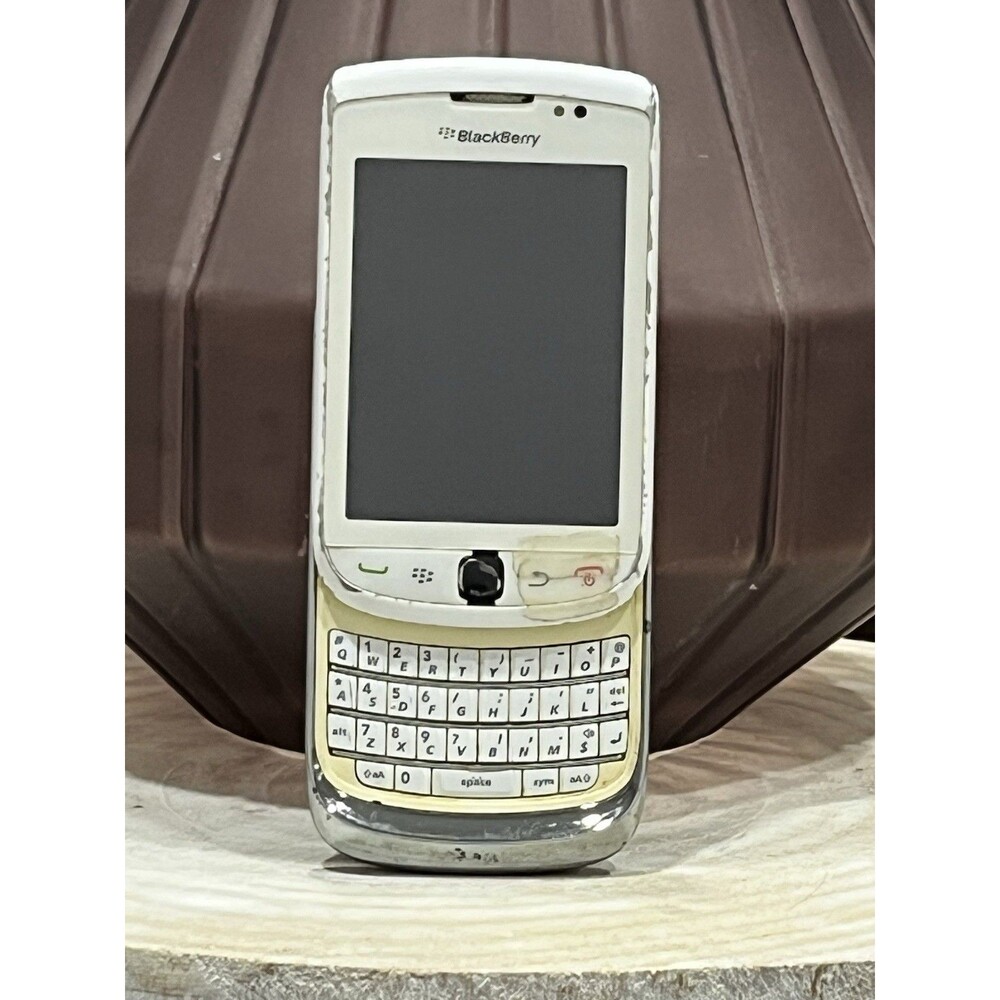 BlackBerry Torch 9800 White 4GB Slider QWERTY 3G Smartphone NO Battery